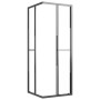 ESG semi-frosted black shower cabin 70x70x180 cm by , shower doors - Ref: Foro24-151851, Price: 231,69 €, Discount: %