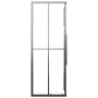 ESG semi-frosted black shower cabin 70x70x180 cm by , shower doors - Ref: Foro24-151851, Price: 231,69 €, Discount: %