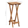 Solid acacia wood plant stand 30x30x67 cm by , Pot stands - Ref: Foro24-46559, Price: 41,78 €, Discount: %