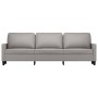 Sofá de 3 plazas de tela gris claro 210 cm de , Sofás - Ref: Foro24-348717, Precio: 242,75 €, Descuento: %