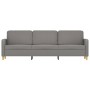 3-Sitzer-Sofa aus dunkelgrauem Stoff, 210 cm von , Sofas - Ref: Foro24-349106, Preis: 274,99 €, Rabatt: %