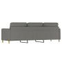 3-Sitzer-Sofa aus dunkelgrauem Stoff, 210 cm von , Sofas - Ref: Foro24-349106, Preis: 274,99 €, Rabatt: %