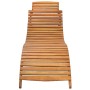 Sun loungers 2 units with solid acacia wood cushions by , Loungers - Ref: Foro24-3077361, Price: 335,56 €, Discount: %