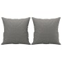 Sofá 3 plazas con almohadas y cojines tela gris oscuro 210 cm de , Sofás - Ref: Foro24-3153154, Precio: 281,35 €, Descuento: %