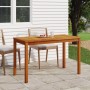 Solid acacia wood garden table 110x55x67 cm by , Garden tables - Ref: Foro24-319718, Price: 124,76 €, Discount: %