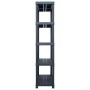 Plastic shelving 250 kg 80x40x180 cm black by , Industrial shelving - Ref: Foro24-45676, Price: 120,99 €, Discount: %