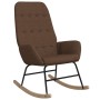 Silla mecedora de tela marrón de , Mecedoras - Ref: Foro24-341256, Precio: 120,99 €, Descuento: %