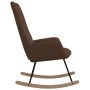 Silla mecedora de tela marrón de , Mecedoras - Ref: Foro24-341256, Precio: 120,99 €, Descuento: %