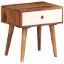 Solid sheesham wood bedside table 45x30x45 cm by vidaXL, Nightstands - Ref: Foro24-246263, Price: 89,71 €, Discount: %