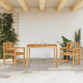 Garden dining set 3 pieces solid teak wood by , Garden sets - Ref: Foro24-3157925, Price: 418,99 €, Discount: %