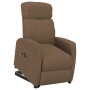 Brown fabric lift-up armchair by , Armchairs - Ref: Foro24-3120418, Price: 310,95 €, Discount: %