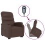 Sillón de masaje elevable cuero sintético marrón de , Sillones de masaje eléctricos - Ref: Foro24-3120407, Precio: 301,79 €, ...