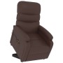 Sillón de masaje elevable cuero sintético marrón de , Sillones de masaje eléctricos - Ref: Foro24-3120407, Precio: 301,79 €, ...