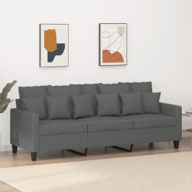 3-seater sofa in dark gray fabric 180 cm by , Sofas - Ref: Foro24-359276, Price: 300,16 €, Discount: %