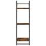 Wall shelves bars 6 pcs engineered wood smoked oak by , Shelves and shelves - Ref: Foro24-836270, Price: 62,36 €, Discount: %