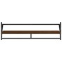 Wall shelves with bars 6 pcs oak brown engineered wood by , Shelves and shelves - Ref: Foro24-836272, Price: 65,04 €, Discoun...