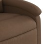 Sillón reclinable de tela marrón de , Sillones - Ref: Foro24-371755, Precio: 219,22 €, Descuento: %