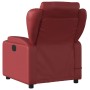 Sillón de masaje reclinable cuero sintético rojo tinto de , Sillones - Ref: Foro24-372438, Precio: 242,02 €, Descuento: %