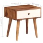 Solid sheesham wood bedside table 45x30x45 cm by vidaXL, Nightstands - Ref: Foro24-246263, Price: 89,99 €, Discount: %