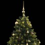 Artificial Christmas tree with hinges 300 LED and balls 210 cm by , Christmas trees - Ref: Foro24-3210375, Price: 189,00 €, D...