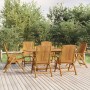 Garden dining set 7 pieces solid teak wood by , Garden sets - Ref: Foro24-3154919, Price: 1,00 €, Discount: %