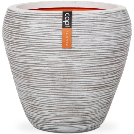 Capi Vase Nature Rib conical ivory 42x38 cm KOFI362 by Capi, Pots and planters - Ref: Foro24-424215, Price: 89,31 €, Discount: %