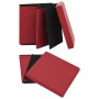 Taburete con almacenaje plegable rojo vino tinto PVC de , Taburetes y sillas plegables - Ref: Foro24-338783, Precio: 24,62 €,...