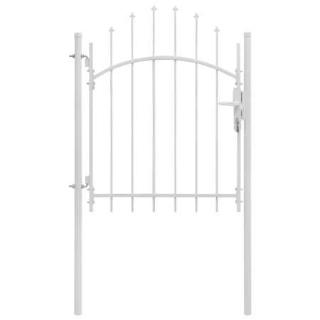 White steel garden gate 1x1.75 m by vidaXL, garden gates - Ref: Foro24-143064, Price: 146,30 €, Discount: %