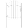 Weißes Gartentor aus Stahl 1x1,75 m von vidaXL, Gartentore - Ref: Foro24-143064, Preis: 145,36 €, Rabatt: %