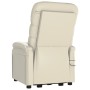 Sillón de masaje elevable cuero sintético crema de , Sillones de masaje eléctricos - Ref: Foro24-3120406, Precio: 271,34 €, D...