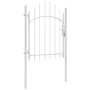 Weißes Gartentor aus Stahl 1x1,75 m von vidaXL, Gartentore - Ref: Foro24-143064, Preis: 145,36 €, Rabatt: %