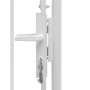 White steel garden gate 1x1.75 m by vidaXL, garden gates - Ref: Foro24-143064, Price: 146,30 €, Discount: %