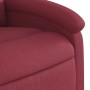 Sillón reclinable de tela rojo tinto de , Sillones - Ref: Foro24-371754, Precio: 218,22 €, Descuento: %