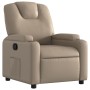 Sillón reclinable de cuero sintético color capuchino de , Sillones - Ref: Foro24-372395, Precio: 216,99 €, Descuento: %