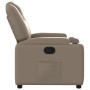 Sillón reclinable de cuero sintético color capuchino de , Sillones - Ref: Foro24-372395, Precio: 216,99 €, Descuento: %