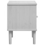 SENJA nightstand rattan look white pine wood 40x35x48 cm by , Nightstands - Ref: Foro24-358011, Price: 51,85 €, Discount: %