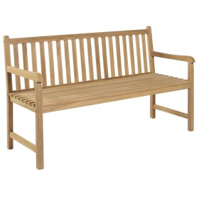 Batavia teak bench 150 cm by vidaXL, garden benches - Ref: Foro24-43247, Price: 283,52 €, Discount: %