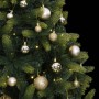 Artificial Christmas tree with hinges 300 LED and balls 210 cm by , Christmas trees - Ref: Foro24-3210405, Price: 194,86 €, D...