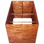 Acacia wood flower bed 150x100x100 cm by vidaXL, Pots and planters - Ref: Foro24-44023, Price: 238,99 €, Discount: %