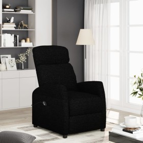 Sillón elevable tela negro de , Sillones - Ref: Foro24-3120416, Precio: 285,46 €, Descuento: %