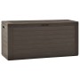 Brown garden storage box 116x44x55 cm by , Outdoor storage boxes - Ref: Foro24-49443, Price: 77,44 €, Discount: %