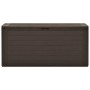 Brown garden storage box 116x44x55 cm by , Outdoor storage boxes - Ref: Foro24-49443, Price: 77,44 €, Discount: %