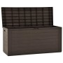 Brown garden storage box 116x44x55 cm by , Outdoor storage boxes - Ref: Foro24-49443, Price: 77,44 €, Discount: %