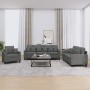 Set Sofas mit Kissen 3 Stück dunkelgrauer Stoff von , Sofas - Ref: Foro24-3201633, Preis: 676,52 €, Rabatt: %