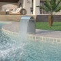 Silver stainless steel pool fountain 45x30x65 cm by vidaXL, Fountains and waterfalls - Ref: Foro24-43692, Price: 203,45 €, Di...