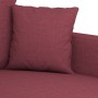 Sofá de 2 plazas de tela rojo tinto 120 cm de , Sofás - Ref: Foro24-359265, Precio: 228,85 €, Descuento: %