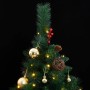 Artificial Christmas tree with hinges 300 LED and balls 180 cm by , Christmas trees - Ref: Foro24-3210223, Price: 110,42 €, D...