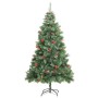 Árbol de Navidad artificial con bisagras 300 LED y bolas 180 cm de , Arboles de navidad - Ref: Foro24-3210223, Precio: 110,42...