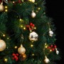 Artificial Christmas tree with hinges 300 LED and balls 210 cm by , Christmas trees - Ref: Foro24-3210237, Price: 147,45 €, D...