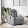 Sillón reclinable de tela gris claro de , Sillones - Ref: Foro24-372403, Precio: 212,44 €, Descuento: %